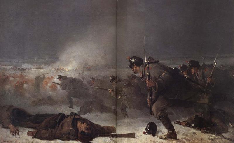 Nicolae Grigorescu The Attack of Smardan Spain oil painting art